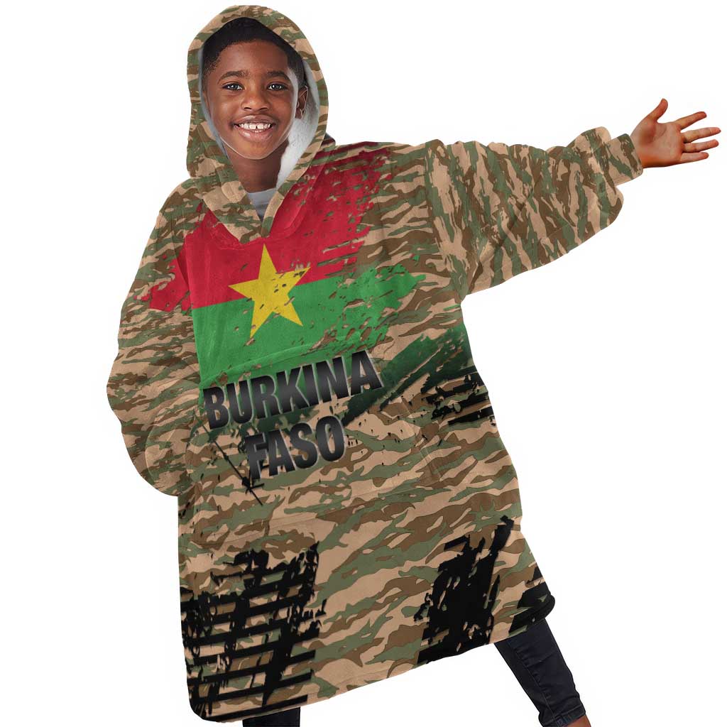Bravo Caption Traore! Viva Burkina Faso Nation! Kid Wearable Blanket Hoodie