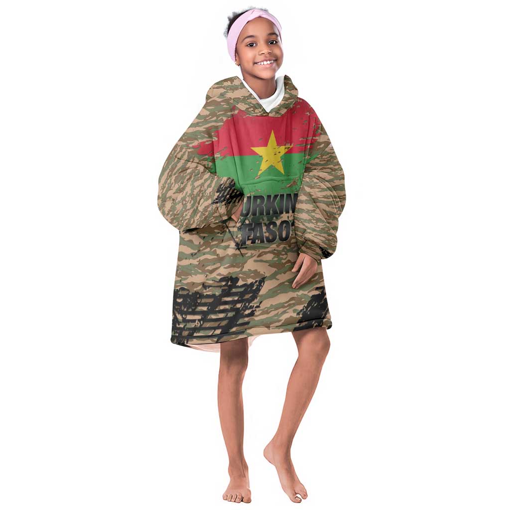 Bravo Caption Traore! Viva Burkina Faso Nation! Kid Wearable Blanket Hoodie