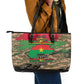 Bravo Caption Traore! Viva Burkina Faso Nation! Leather Tote Bag