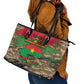 Bravo Caption Traore! Viva Burkina Faso Nation! Leather Tote Bag