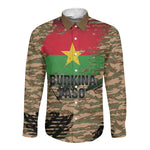 Bravo Caption Traore! Viva Burkina Faso Nation! Long Sleeve Button Shirt
