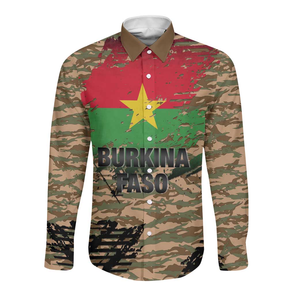 Bravo Caption Traore! Viva Burkina Faso Nation! Long Sleeve Button Shirt