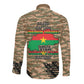Bravo Caption Traore! Viva Burkina Faso Nation! Long Sleeve Button Shirt