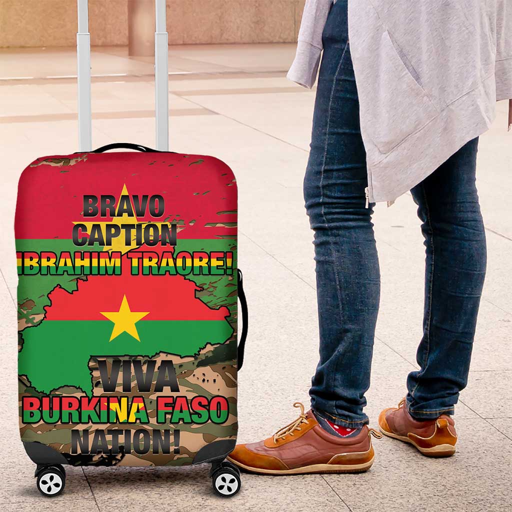 Bravo Caption Traore! Viva Burkina Faso Nation! Luggage Cover