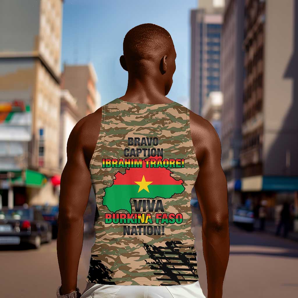 Bravo Caption Traore! Viva Burkina Faso Nation! Men Tank Top
