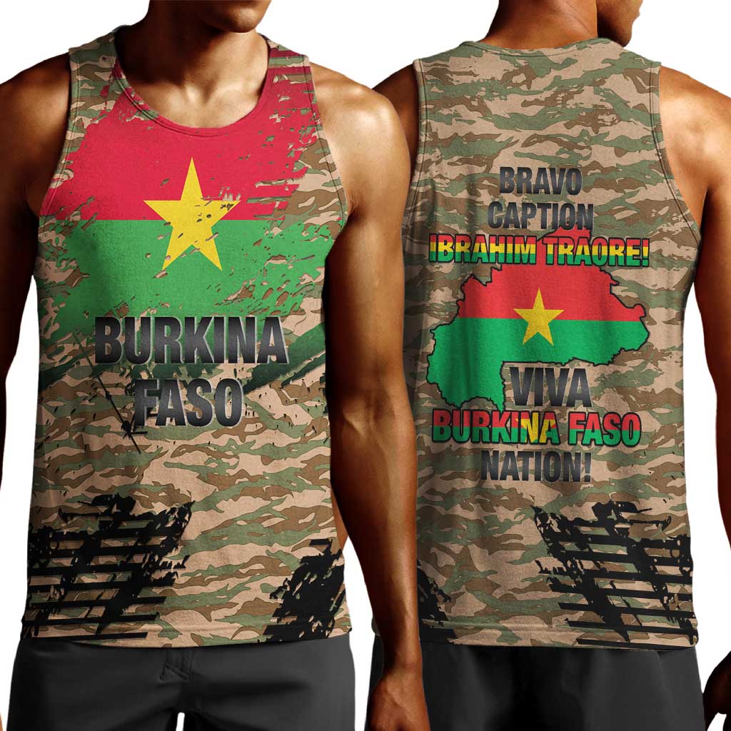 Bravo Caption Traore! Viva Burkina Faso Nation! Men Tank Top