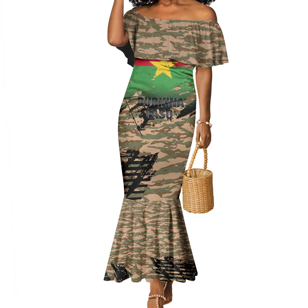 Bravo Caption Traore! Viva Burkina Faso Nation! Mermaid Dress