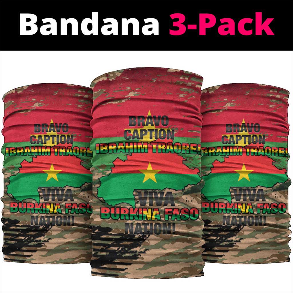 Bravo Caption Traore! Viva Burkina Faso Nation! Neck Gaiter LT15