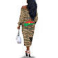 Bravo Caption Traore! Viva Burkina Faso Nation! Off The Shoulder Long Sleeve Dress