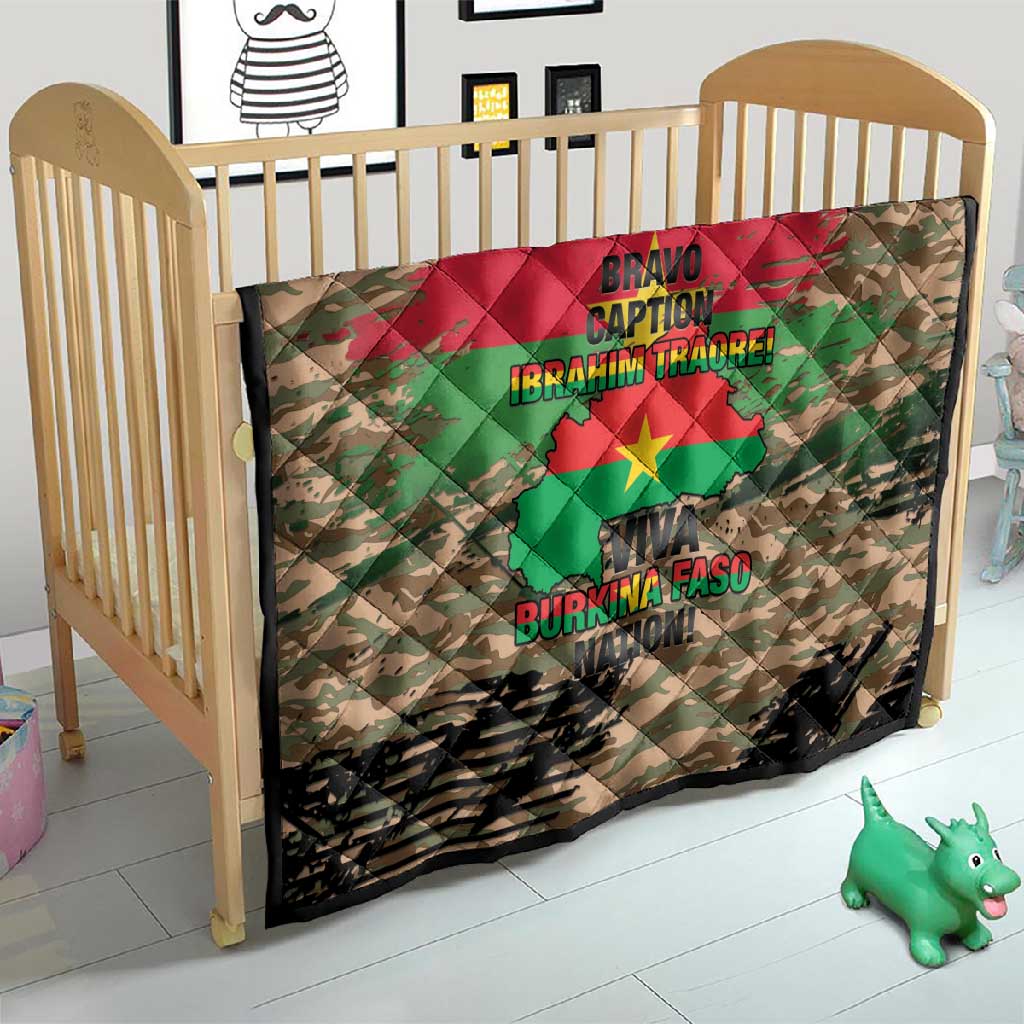 Bravo Caption Traore! Viva Burkina Faso Nation! Quilt