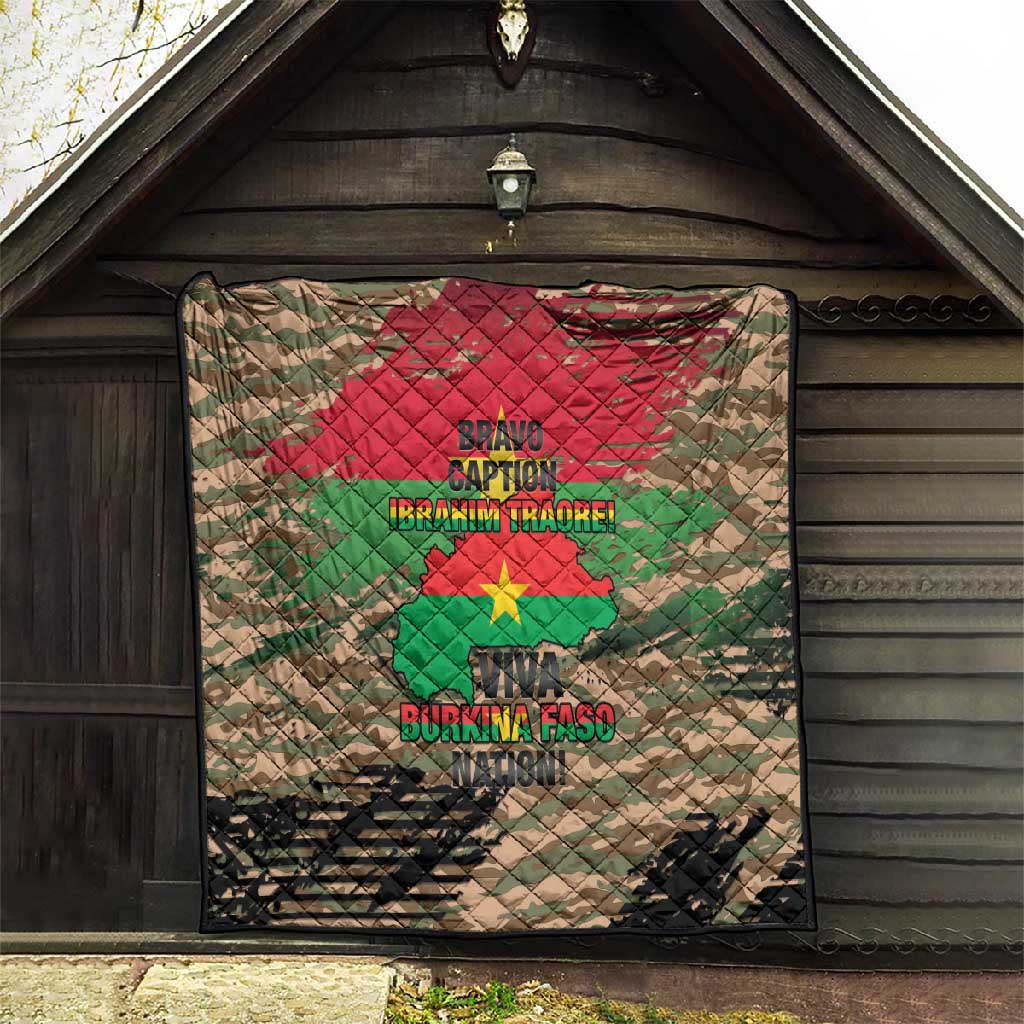 Bravo Caption Traore! Viva Burkina Faso Nation! Quilt