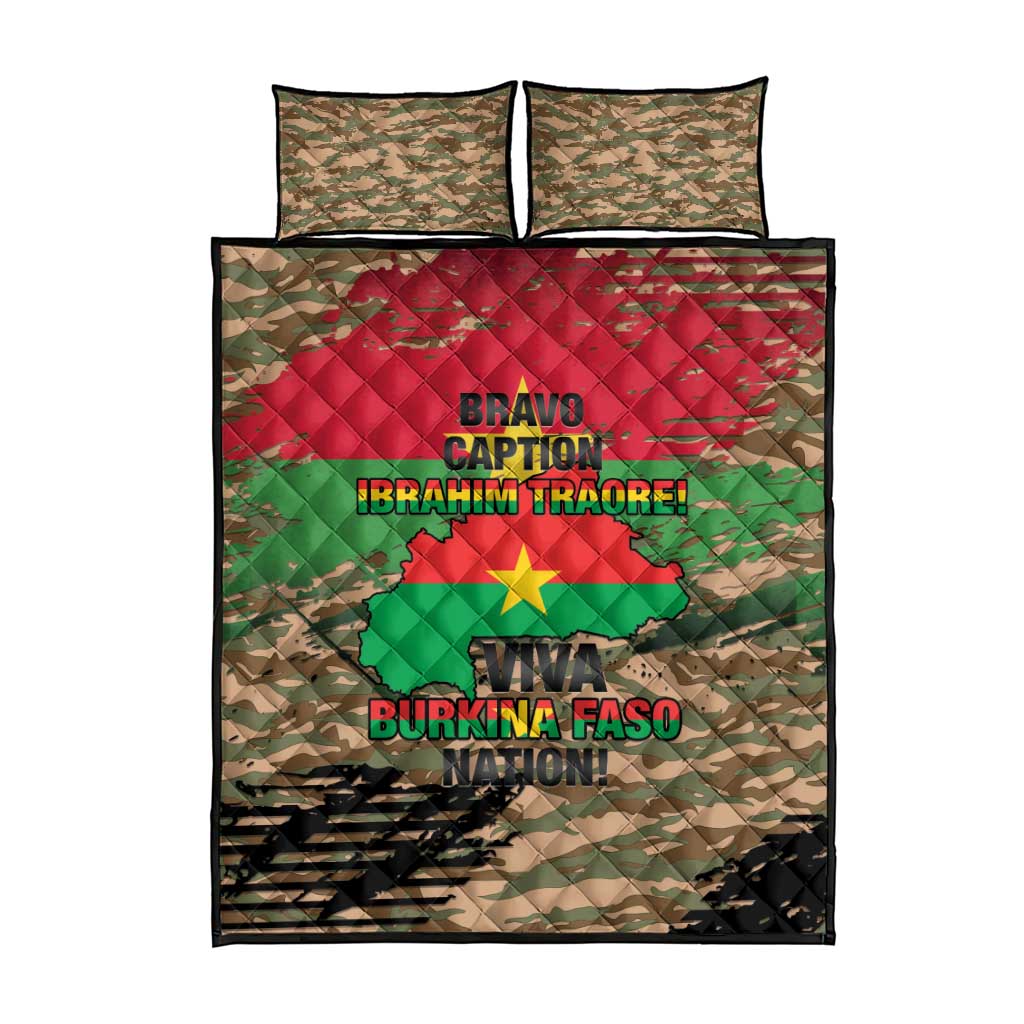 Bravo Caption Traore! Viva Burkina Faso Nation! Quilt Bed Set