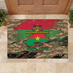 Bravo Caption Traore! Viva Burkina Faso Nation! Rubber Doormat