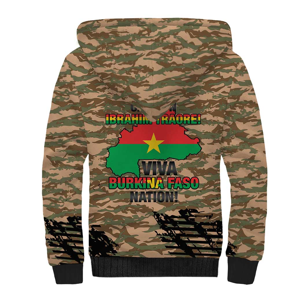 Bravo Caption Traore! Viva Burkina Faso Nation! Sherpa Hoodie