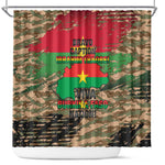 Bravo Caption Traore! Viva Burkina Faso Nation! Shower Curtain