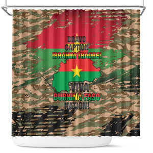 Bravo Caption Traore! Viva Burkina Faso Nation! Shower Curtain