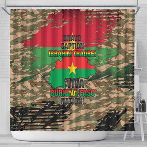 Bravo Caption Traore! Viva Burkina Faso Nation! Shower Curtain