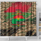 Bravo Caption Traore! Viva Burkina Faso Nation! Shower Curtain