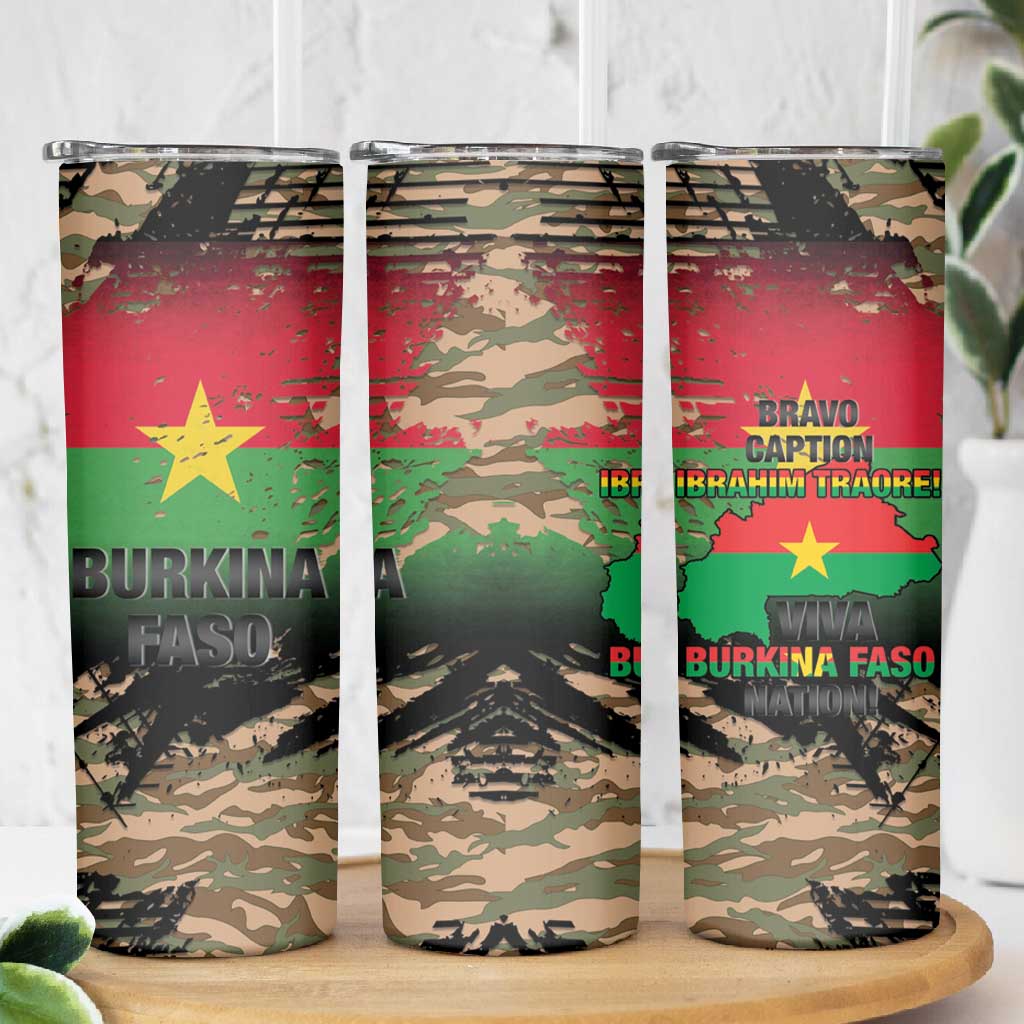 Bravo Caption Traore! Viva Burkina Faso Nation! Skinny Tumbler