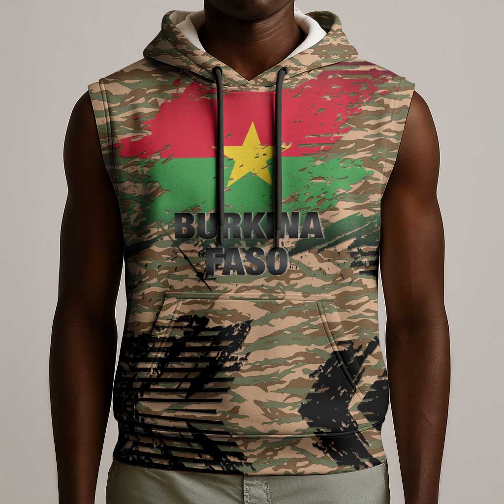 Bravo Caption Traore! Viva Burkina Faso Nation! Sleeveless Hoodie - African Pride