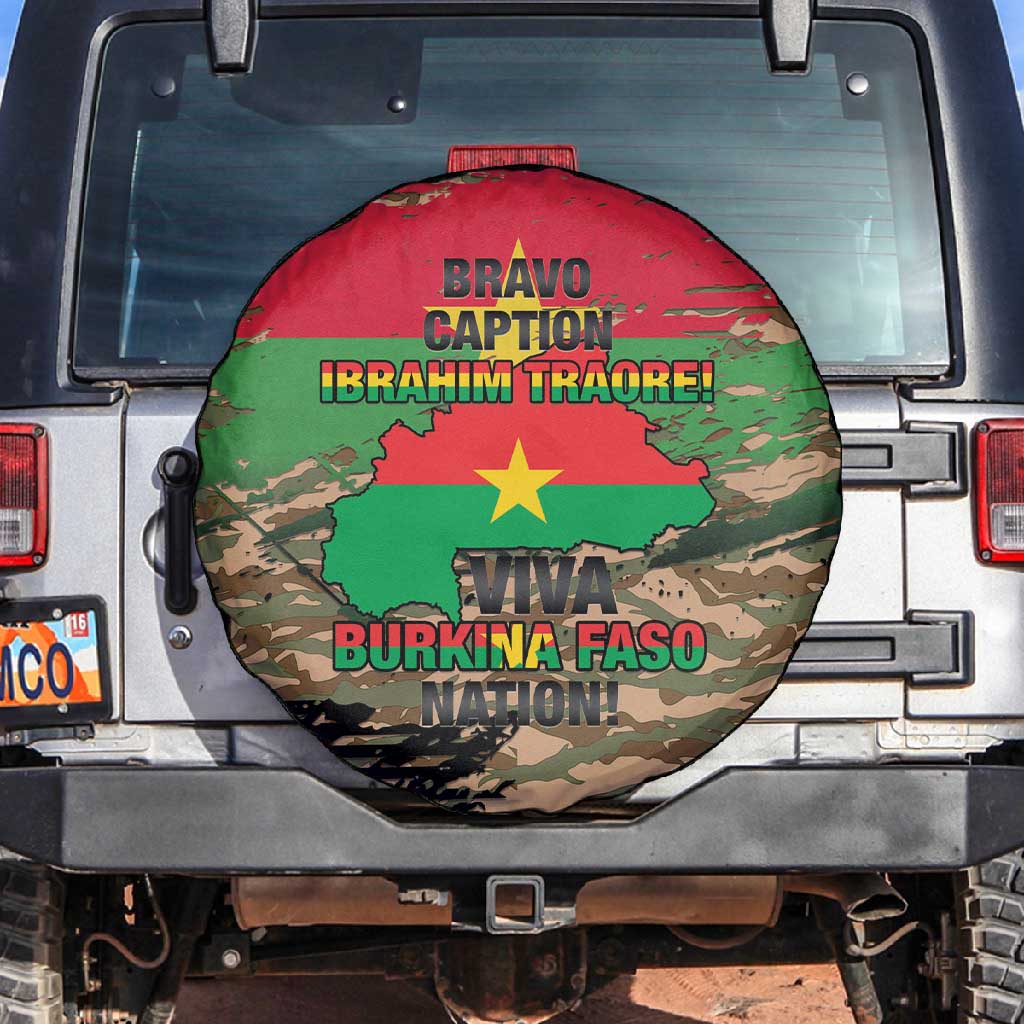 Bravo Caption Traore! Viva Burkina Faso Nation! Spare Tire Cover