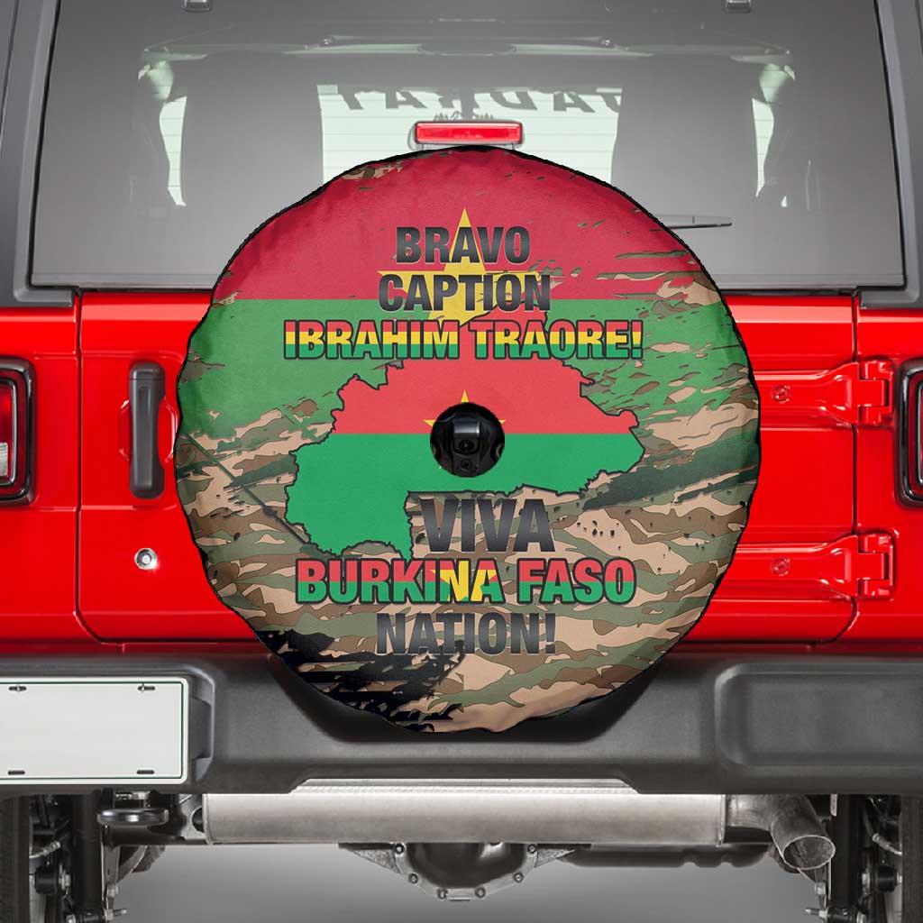 Bravo Caption Traore! Viva Burkina Faso Nation! Spare Tire Cover