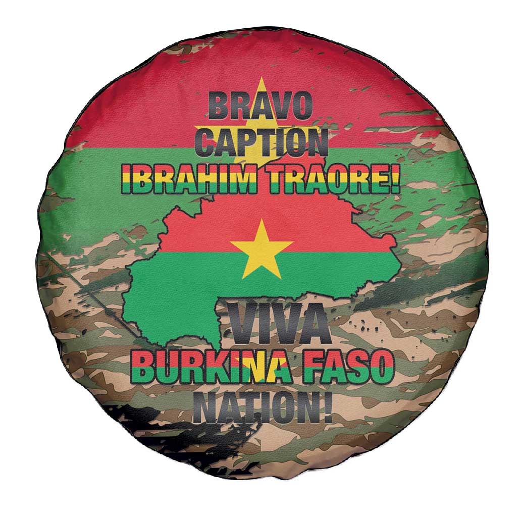 Bravo Caption Traore! Viva Burkina Faso Nation! Spare Tire Cover