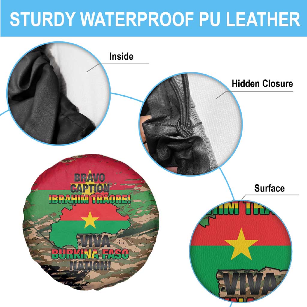 Bravo Caption Traore! Viva Burkina Faso Nation! Spare Tire Cover