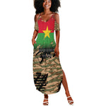 Bravo Caption Traore! Viva Burkina Faso Nation! Summer Maxi Dress