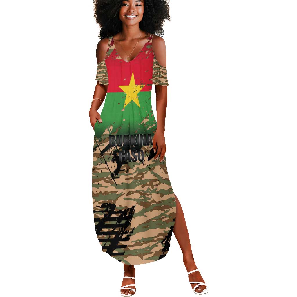 Bravo Caption Traore! Viva Burkina Faso Nation! Summer Maxi Dress