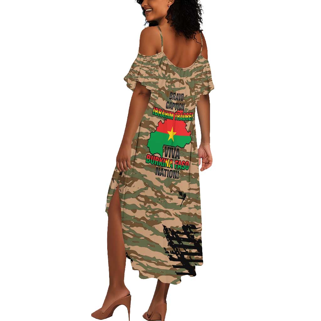 Bravo Caption Traore! Viva Burkina Faso Nation! Summer Maxi Dress