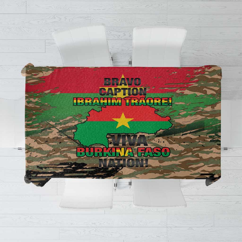 Bravo Caption Traore! Viva Burkina Faso Nation! Tablecloth