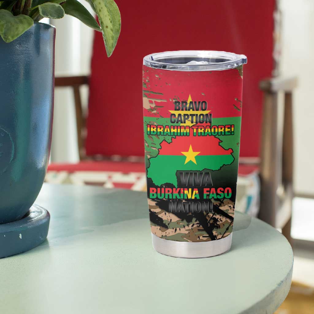 Bravo Caption Traore! Viva Burkina Faso Nation! Tumbler Cup