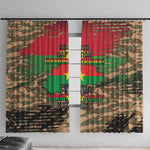 Bravo Caption Traore! Viva Burkina Faso Nation! Window Curtain