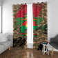 Bravo Caption Traore! Viva Burkina Faso Nation! Window Curtain