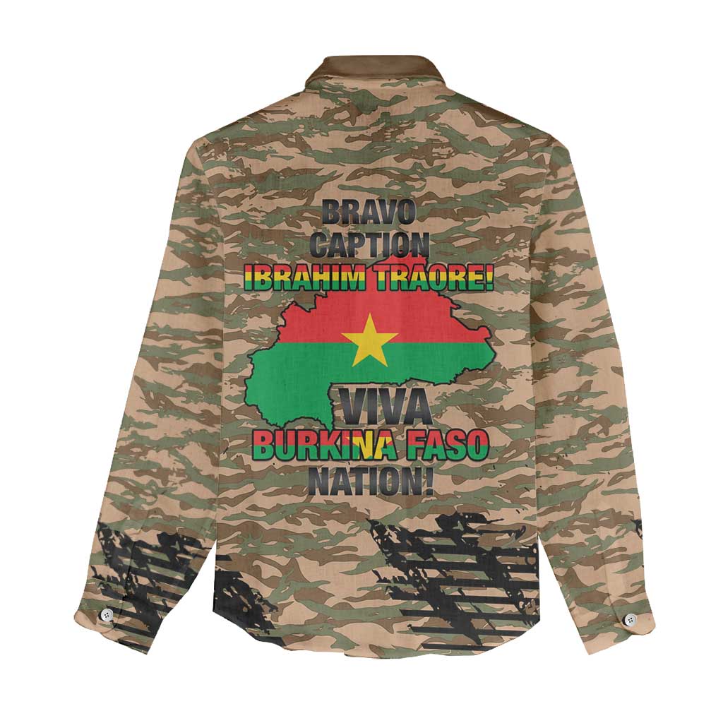 Bravo Caption Traore! Viva Burkina Faso Nation! Women Casual Shirt