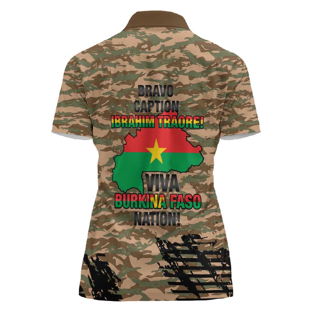 Bravo Caption Traore! Viva Burkina Faso Nation! Women Polo Shirt