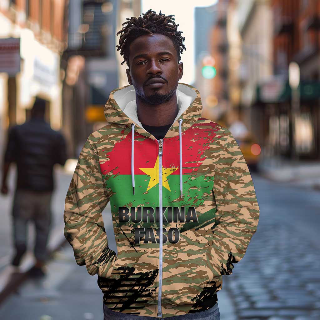 Bravo Caption Traore! Viva Burkina Faso Nation! Zip Hoodie