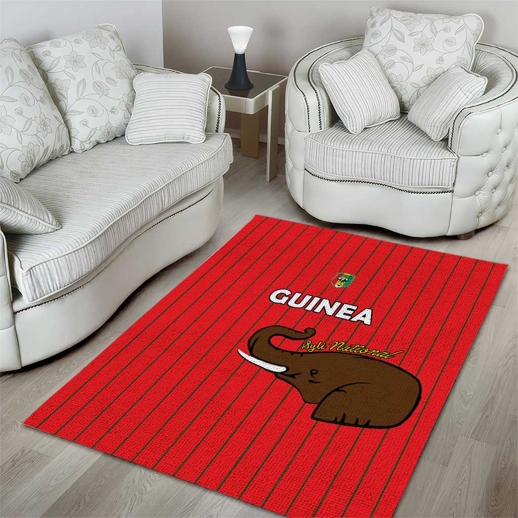 Guinea Football Area Rug Allez Syli National - African Pride
