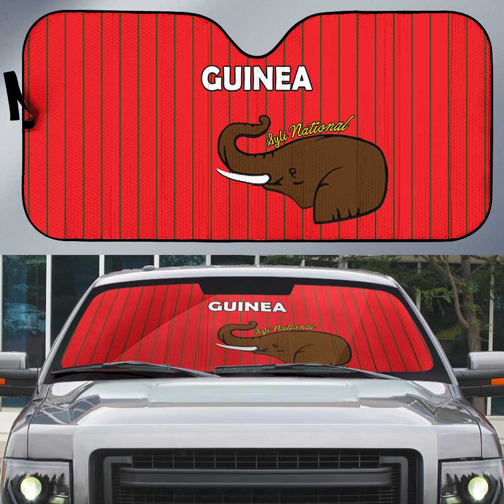 Guinea Football Auto Sun Shade Allez Syli National