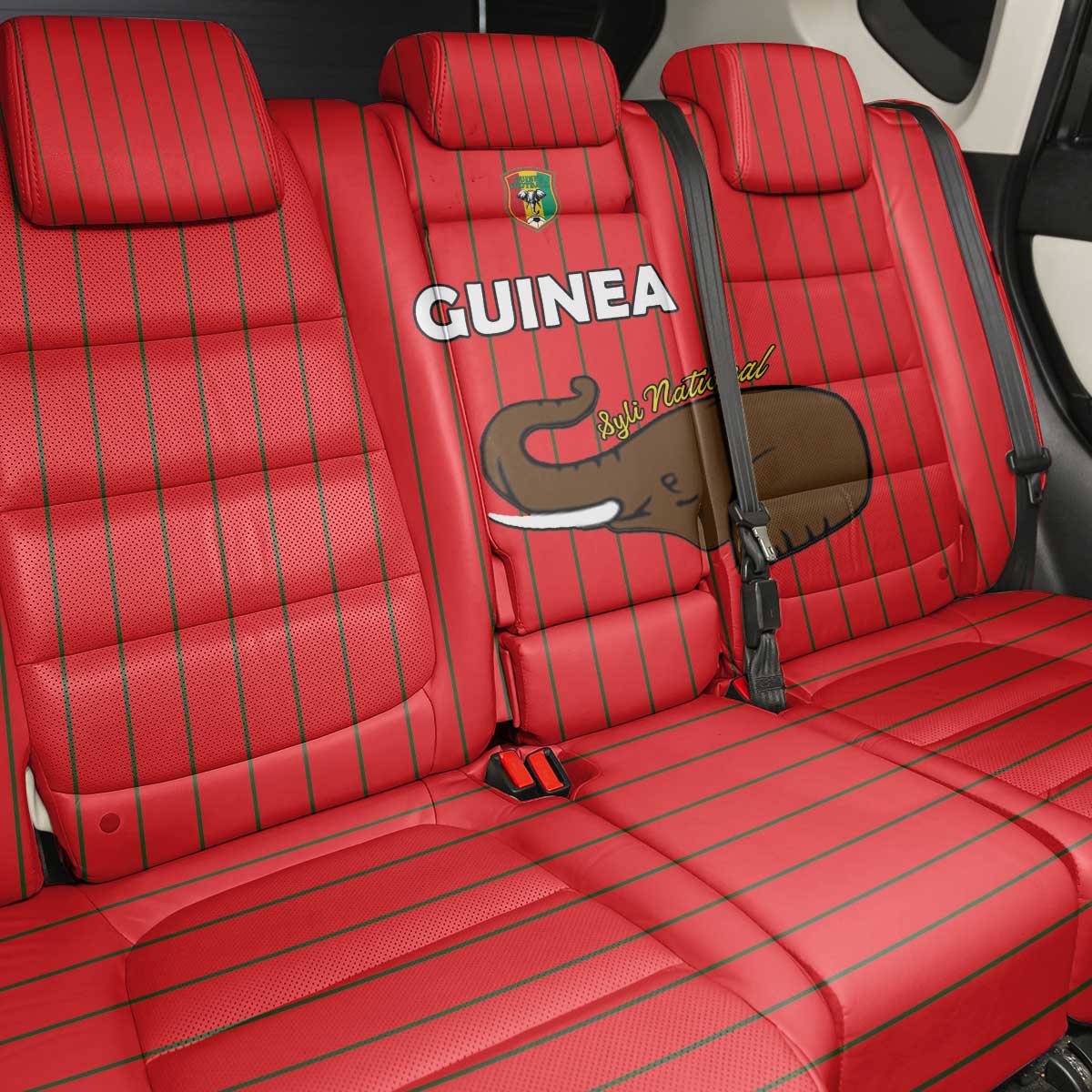 Guinea Football Back Car Seat Cover Allez Syli National - African Pride