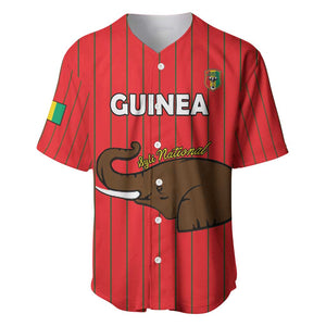 Guinea Football Custom Baseball Jersey Allez Syli National - African Pride
