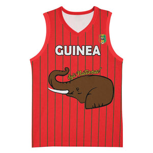 Guinea Football Custom Basketball Jersey Allez Syli National - African Pride