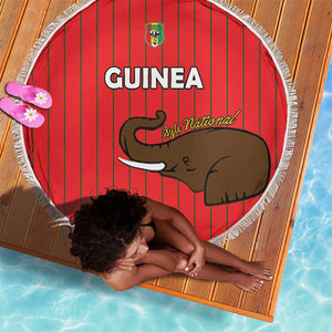 Guinea Football Beach Blanket Allez Syli National - African Pride
