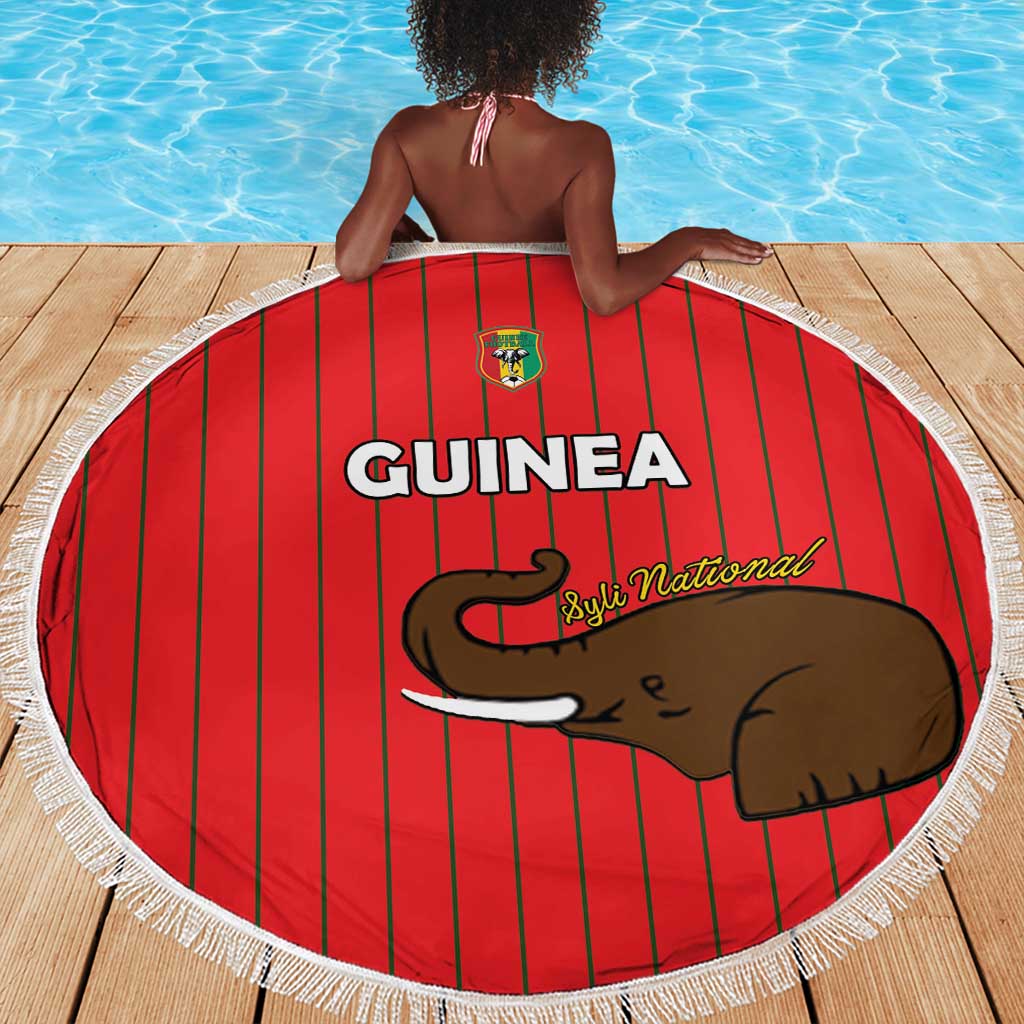 Guinea Football Beach Blanket Allez Syli National - African Pride