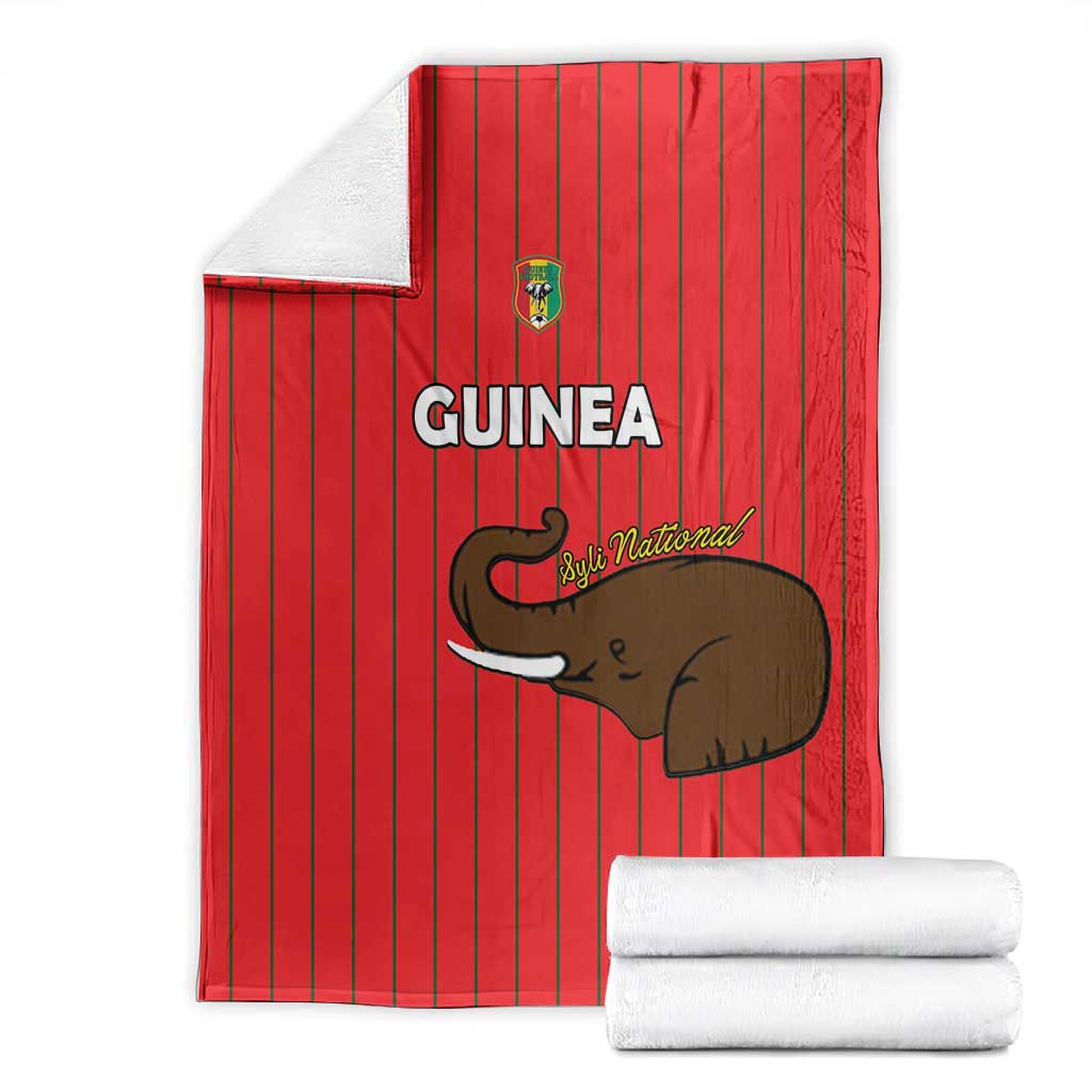 Guinea Football Blanket Allez Syli National - African Pride
