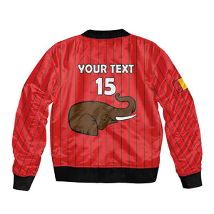 Guinea Football Custom Bomber Jacket Allez Syli National - African Pride