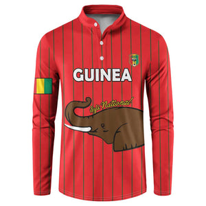 Custom Guinea Football Button Sweatshirt Allez Syli National