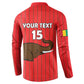 Custom Guinea Football Button Sweatshirt Allez Syli National