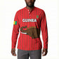 Custom Guinea Football Button Sweatshirt Allez Syli National